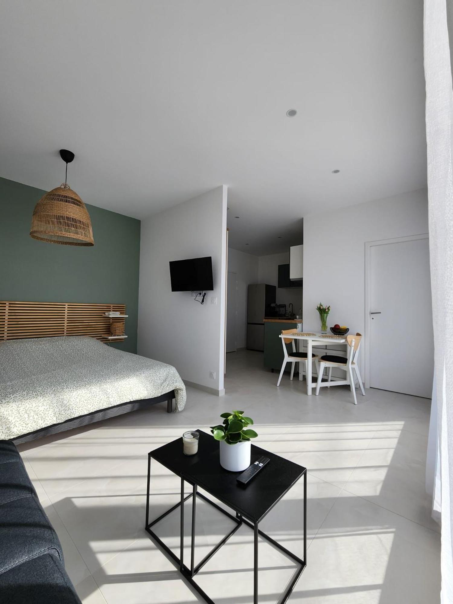 Appartement Lumineux Avec Grande Terrasse Et Vue Lac, Parking Prive