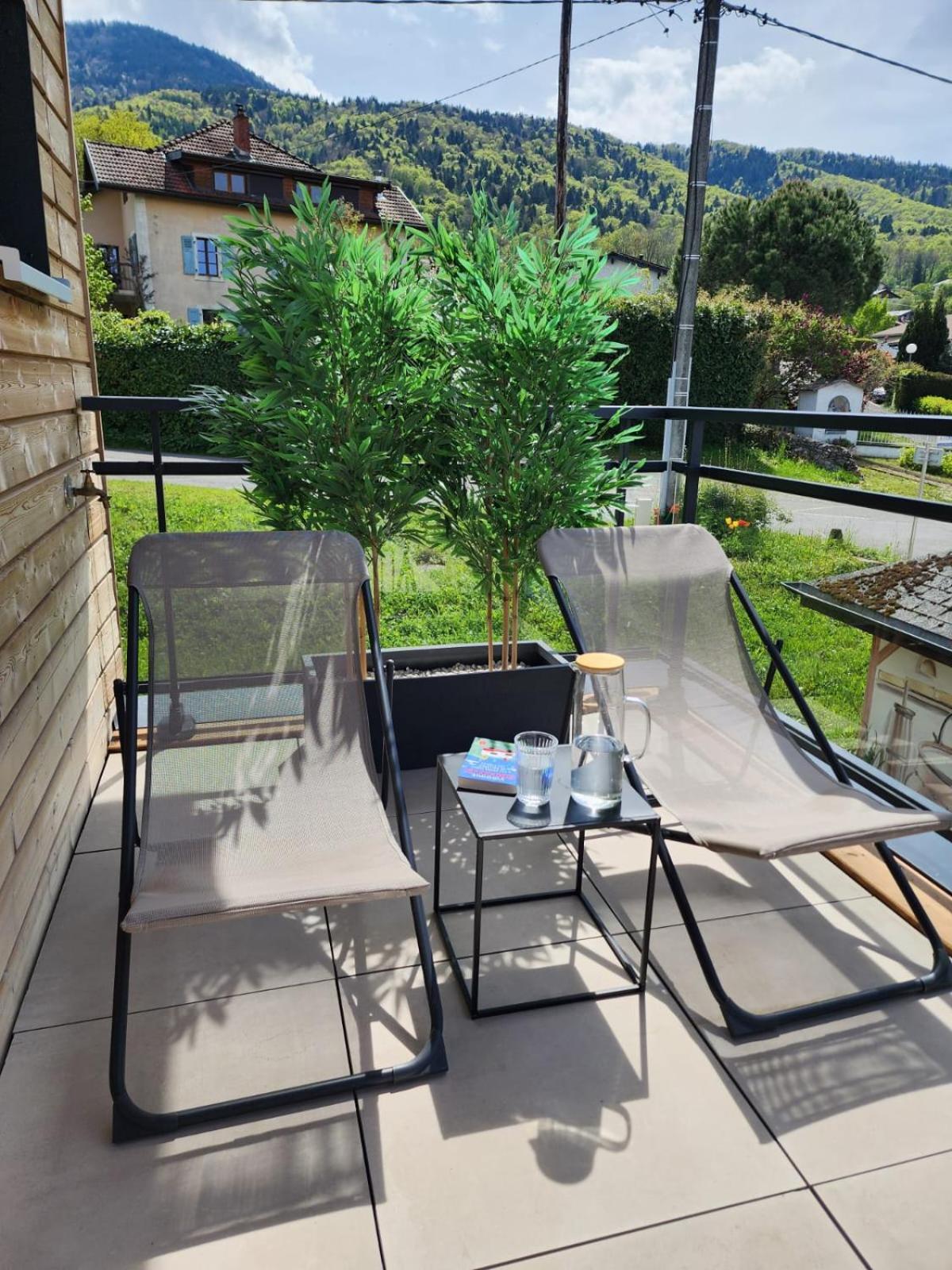 Lumineux Avec Grande Terrasse Et Vue Lac, Parking Prive * Lugrin